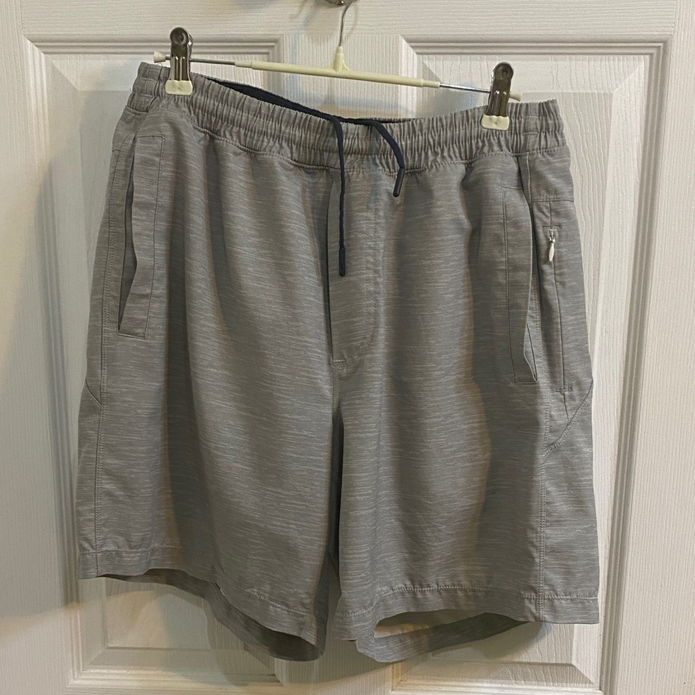 Birddogs Boom For The Boomstick Gray Shorts Men’s Large Performance Lined Active